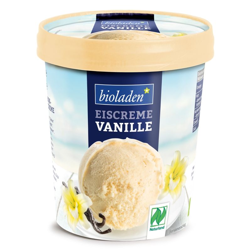 bioladen Eiscreme Bourbon-Vanille - Produktbild