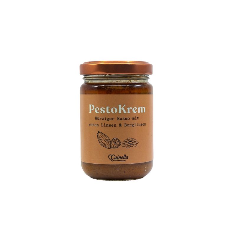 Cuinella PestoKrem Würziger Kakao mit roten Linsen & Berglinsen - Produktbild