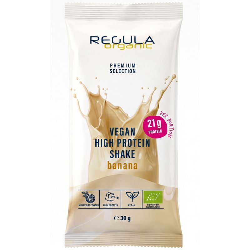 Regula Organic Bio Protein Shake vegan banana - Produktbild