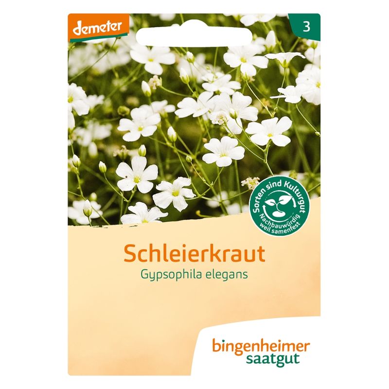 Bingenheimer Saatgut Schleierkraut (weiß) - Blumen (Saatgut) - Produktbild