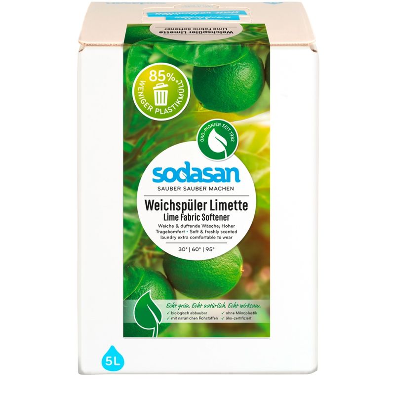 sodasan Fabric Softener Lime 5l BiB - Produktbild