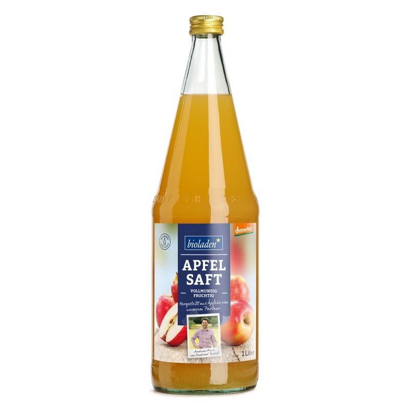 bioladen Apfelsaft, naturtrüb - Produktbild