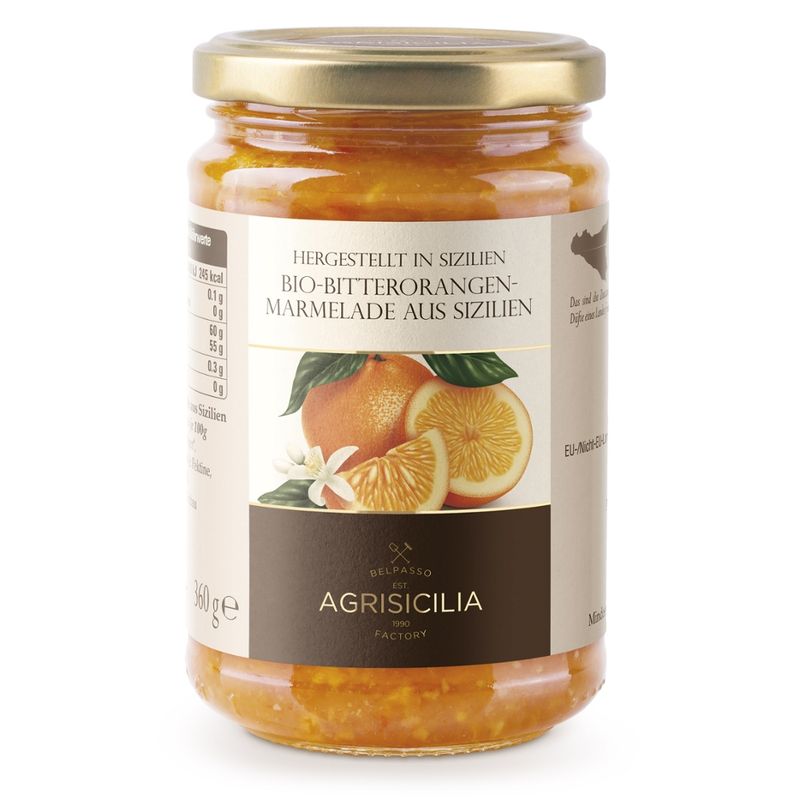 Agrisicilia Bio-Bitterorangenmarmelade aus Sizilien - Produktbild