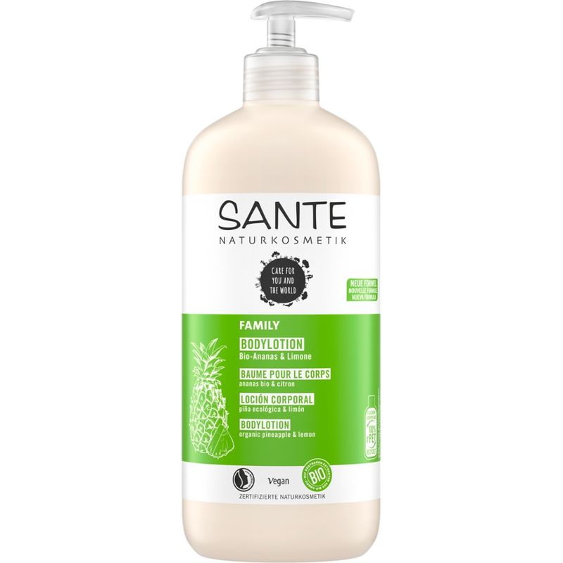 Sante Family Bodylotion Bio-Ananas & Limone - Produktbild