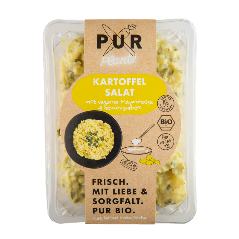PUR Bio-Manufaktur PUR Kartoffelsalat mit veganer Mayonnaise und Gewürzgurken - Produktbild