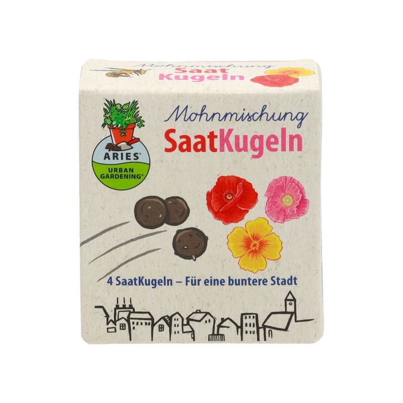 Aries Bio-SaatKugeln 4er Mohnmischung - Produktbild
