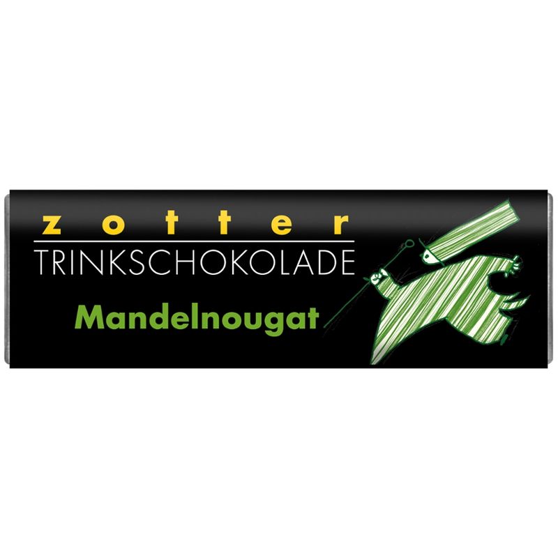 Zotter Schokolade Trinkschokolade Mandelnougat - Produktbild