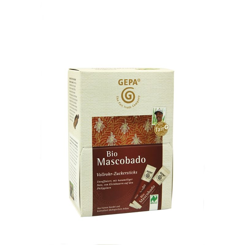 GEPA - The Fair Trade Company Bio Mascobado Vollrohr-Zuckersticks - Produktbild