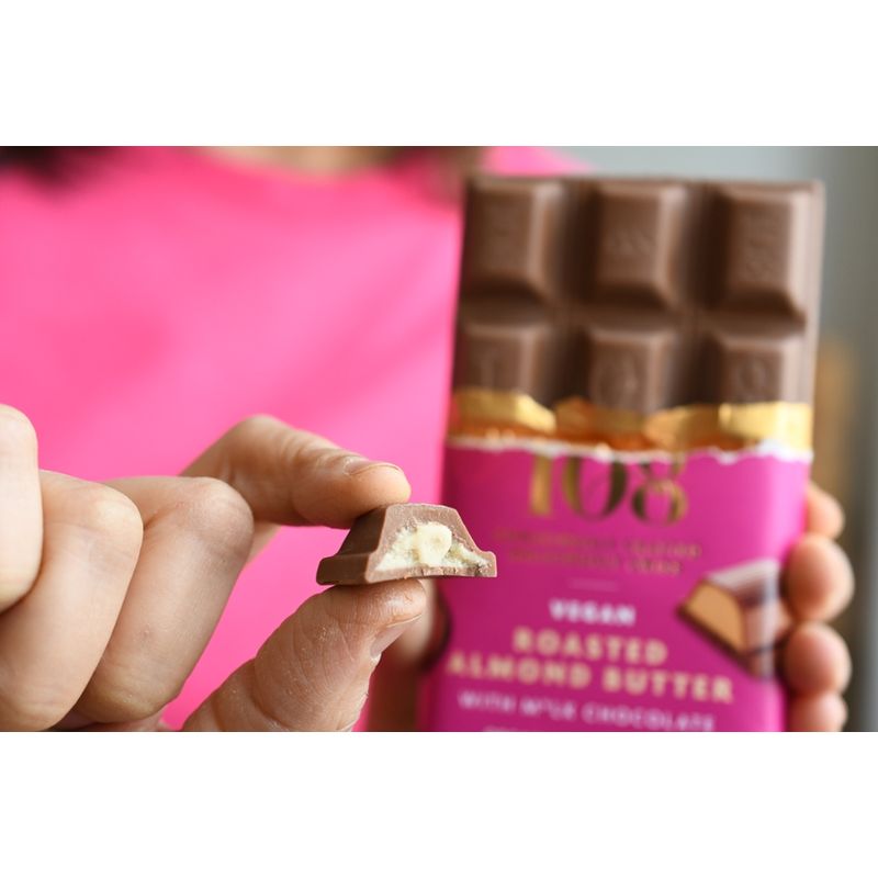 Rhythm 108 Biologische Schokolade gefüllt mit Mandelcreme (Minimum 31% Kakao) - Produktbild