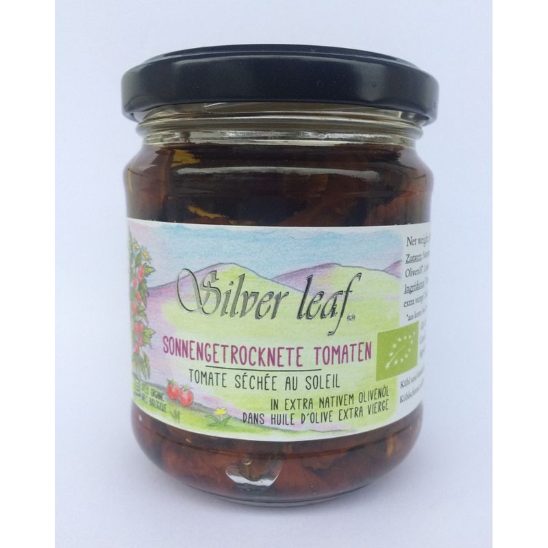 Silver leaf Tomaten sonnengetrocknet in extra nativem Olivenöl mit Kräutern - Produktbild