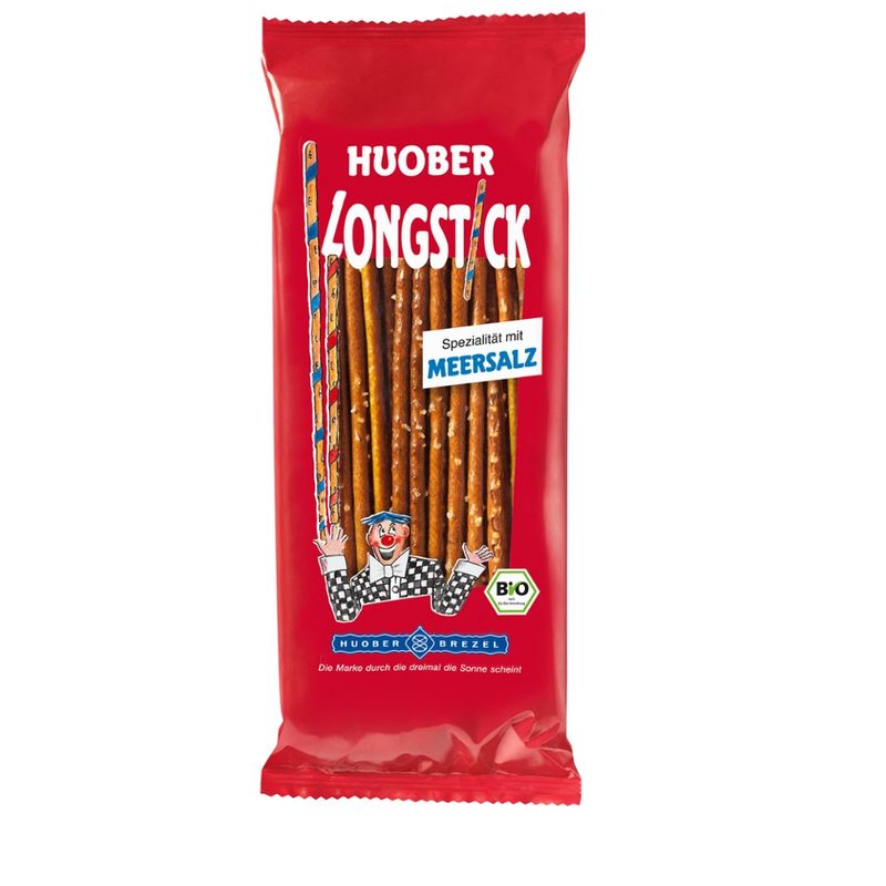 HUOBER BREZEL HUOBER Longstick mit Meersalz 125g - Produktbild