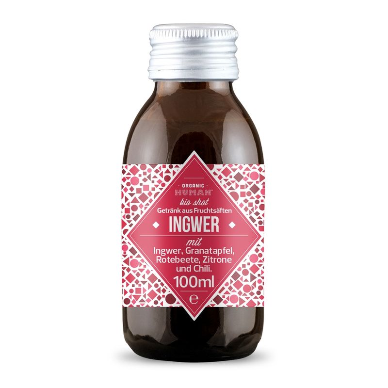 Organic Human Organic Human Shot - Ingwer, 100ml - Produktbild