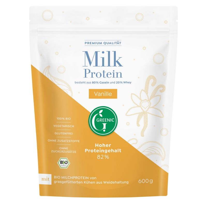 Greenic Milk Protein Vanille - Produktbild