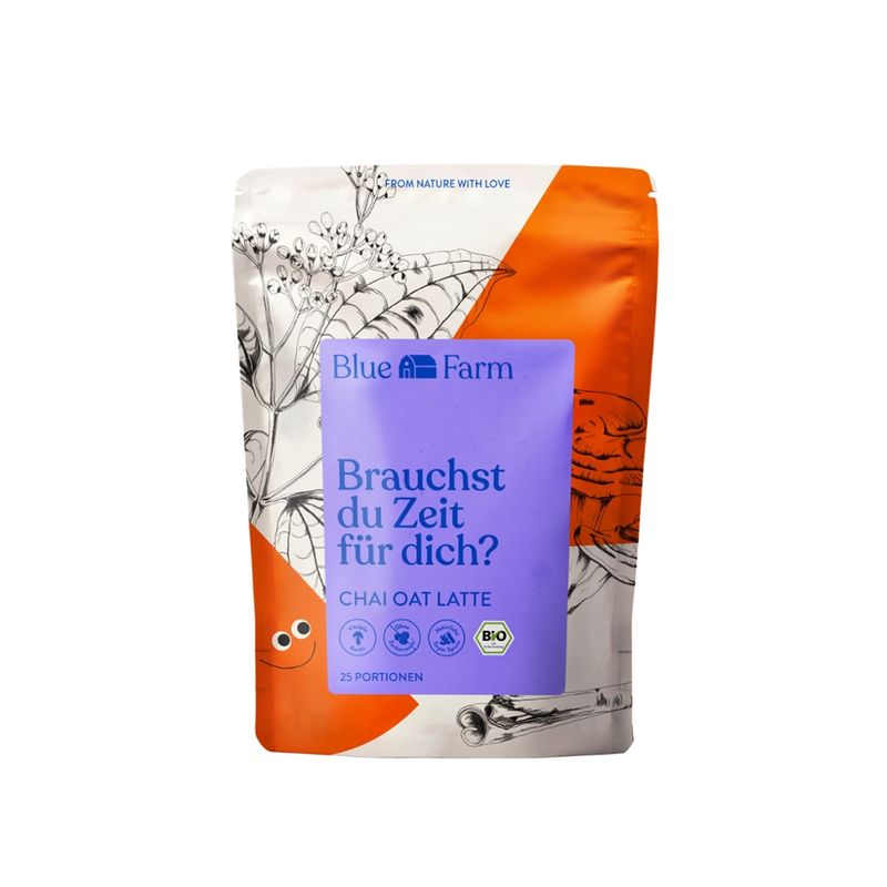 Blue Farm Blue Farm Chai Oat Latte mit Vitalpilz Reishi - Produktbild