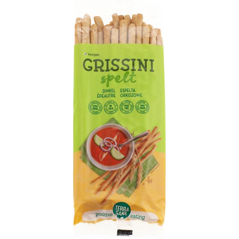 TerraSana Grissini aus Dinkel (Knusperstangen) - Produktbild
