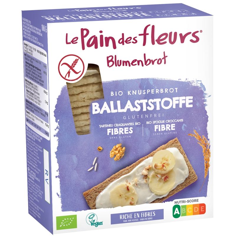 Blumenbrot BLUMENBROT KNUSPERBROT BALLASTSTOFFE - Produktbild