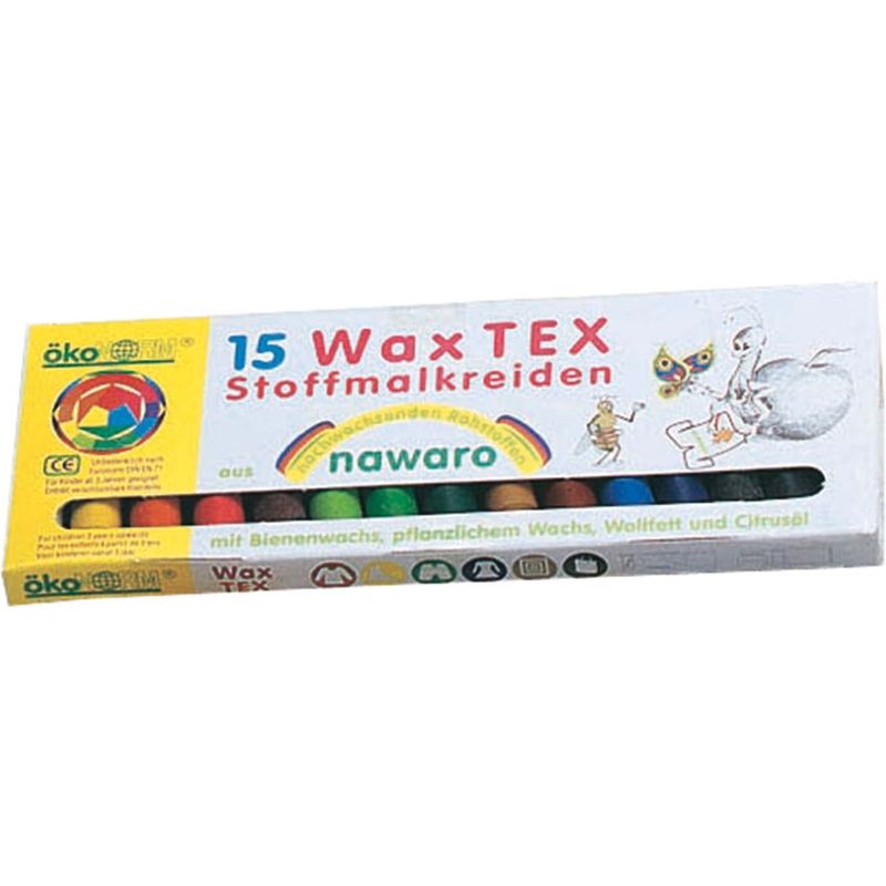 memo Handelsware ökoNORM nawaro Stoffmalkreide "Wax-Tex" - Produktbild