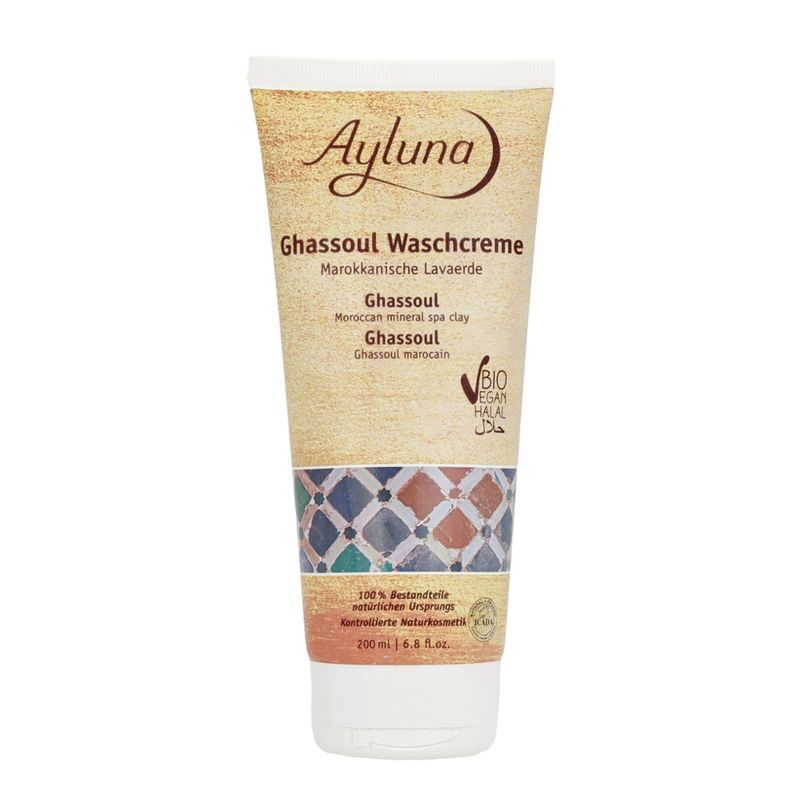 Ayluna Ghassoul Waschcreme - Marokkanische Lavaerde - Produktbild
