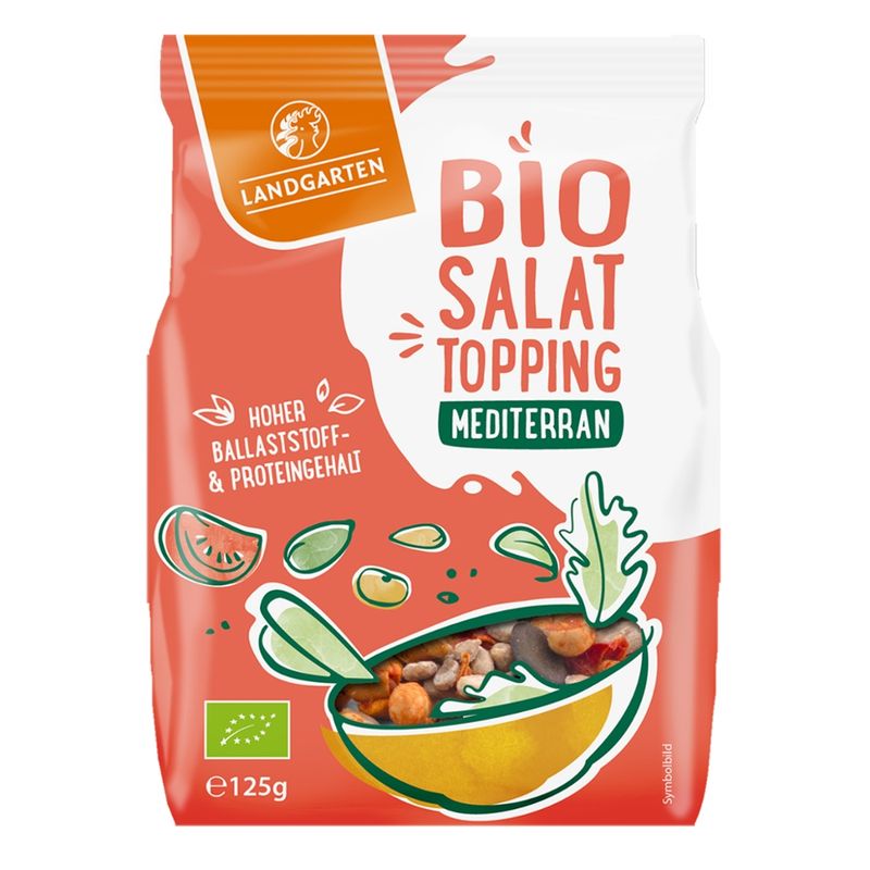 Landgarten Bio Salattopping mediterran 125g - Produktbild
