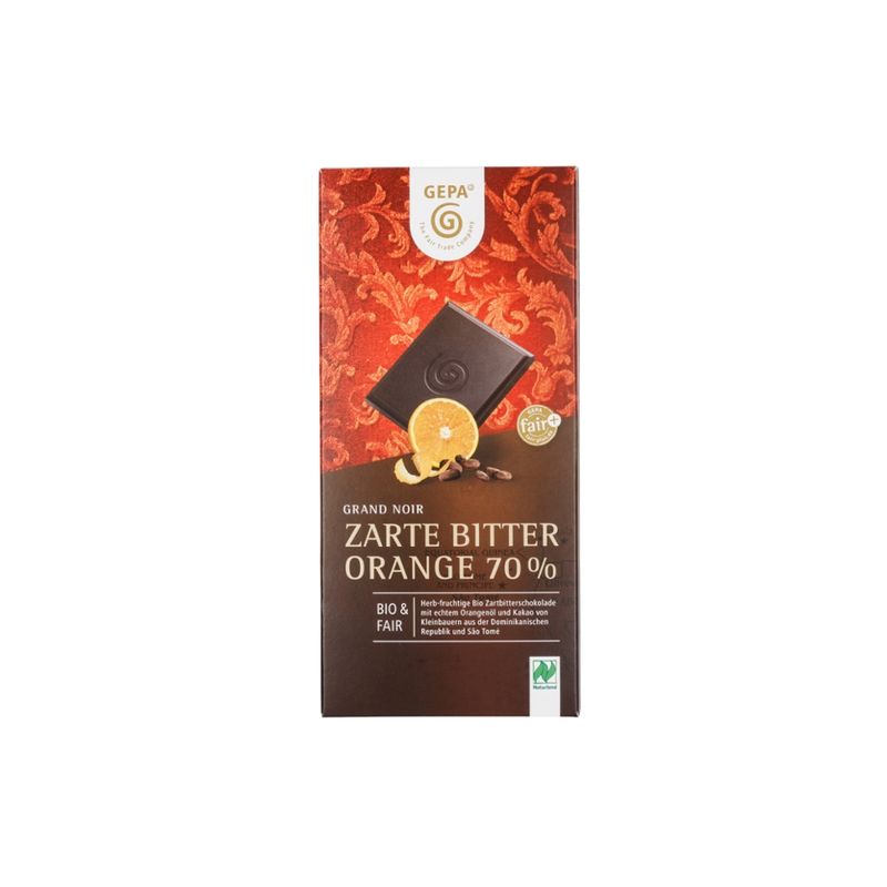 GEPA - The Fair Trade Company Zarte Bitter Orange 70 % - Produktbild