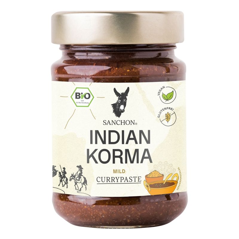 Sanchon WP Currypaste Korma, 190 g, SANCHON, bio - Produktbild