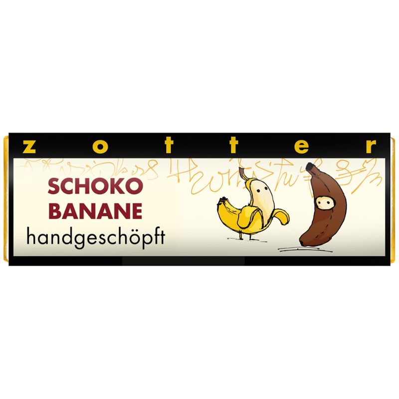 Zotter Schokolade Schoko-Mini Schokobanane - Produktbild