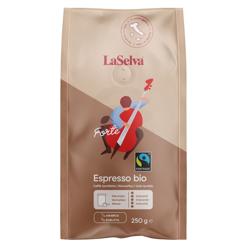 LaSelva Espresso "Forte" - Röstkaffee gemahlen - Produktbild