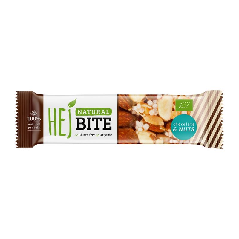 HEJ Natural HEJ Bite Chocolate & Nuts, glutenfrei, vegan - Produktbild