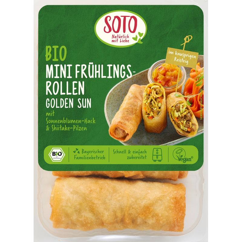 SOTO Bio Mini Frühlingsrollen Golden Sun - Produktbild