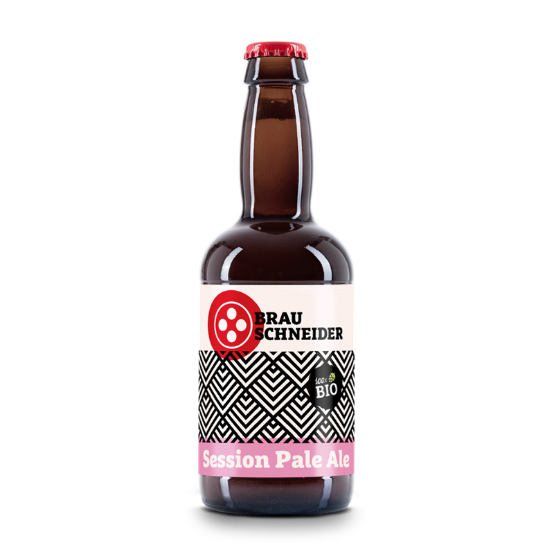 BrauSchneider Session Pale Ale Bio Flasche 0,33l - Produktbild