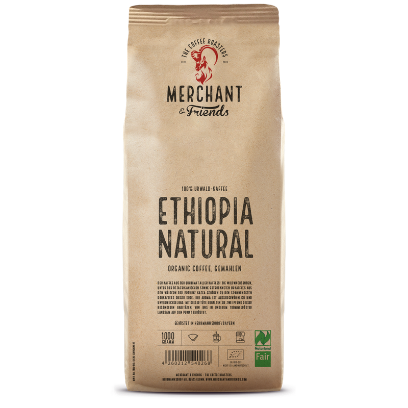 Merchant & Friends Ethiopia Natural 1000g gemahlen - Produktbild