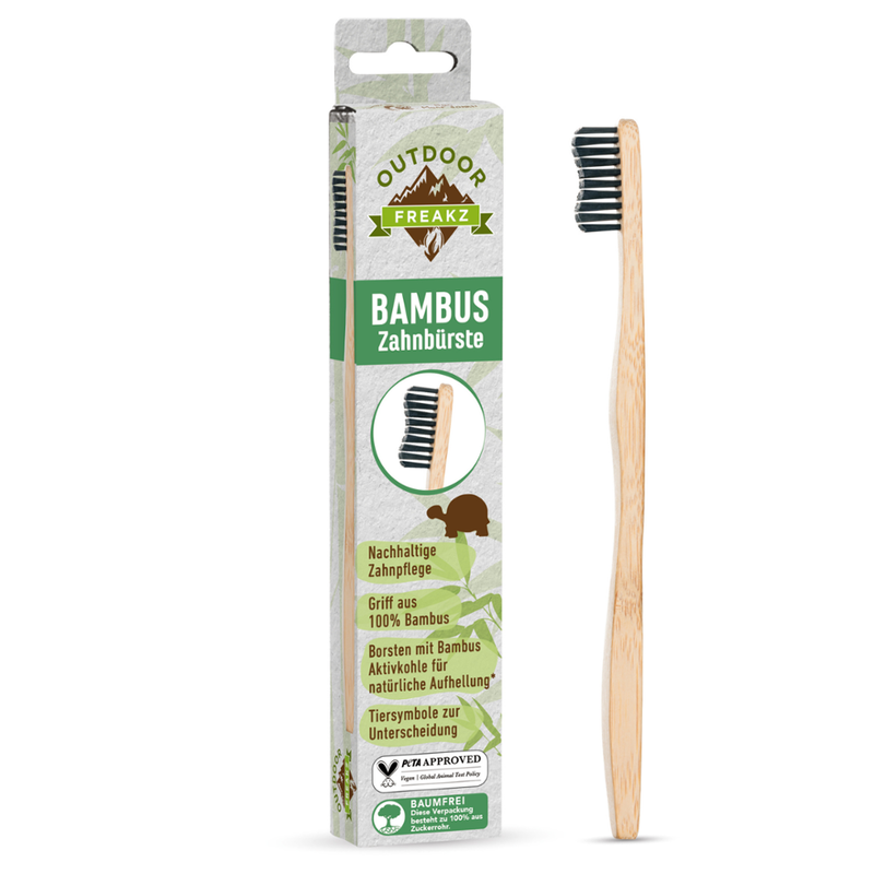 Outdoor Freakz Bambuszahnbürste Wave SHAPE Erwachsene - Produktbild