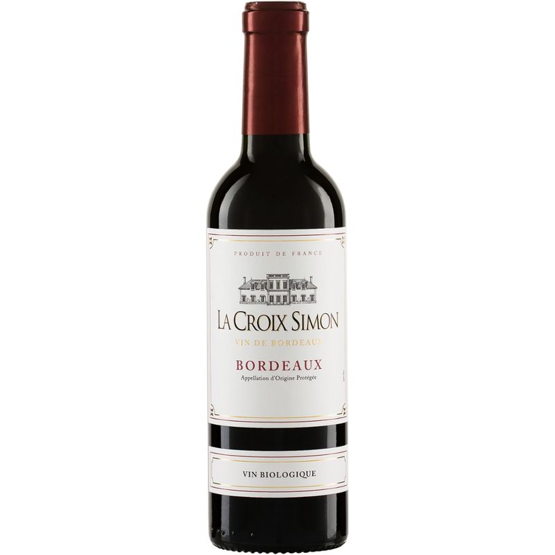 Riegel Eigenmarke La Croix Simon Bordeaux Rouge AOP 0,375l - Produktbild