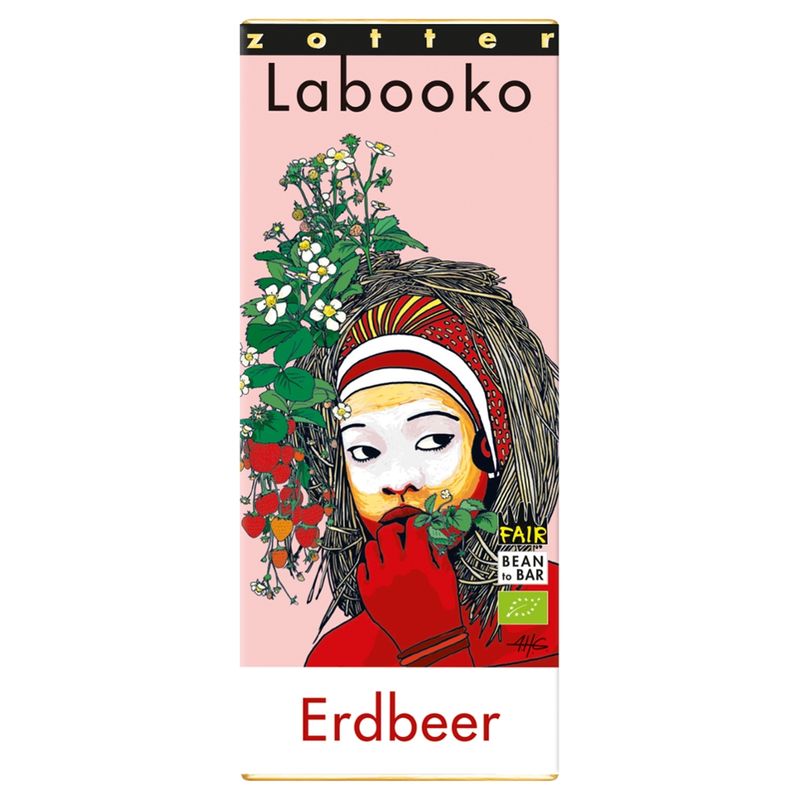Zotter Schokolade Labooko - Erdbeer - Produktbild