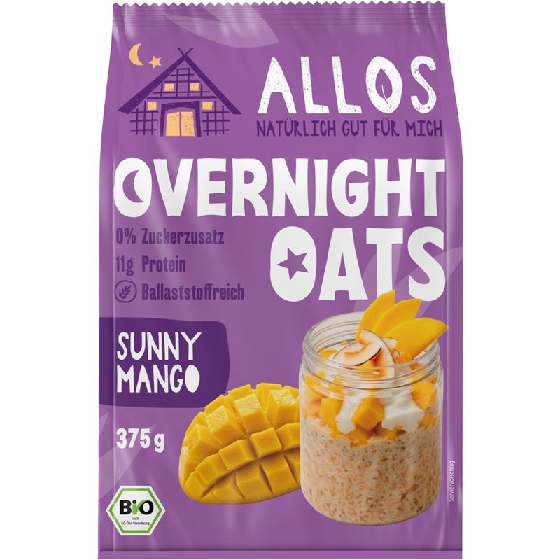 Allos Overnight Oats Sunny Mango - Produktbild