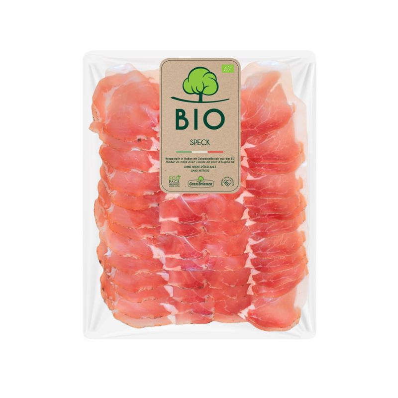 GRAN BRIANZA AFF. Speck BIO 80g 6pz Nitrite Free - Produktbild
