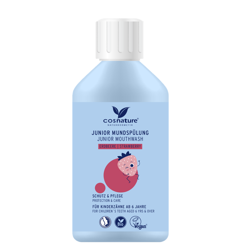 Cosnature  Junior Mundspülung Erdbeere - Produktbild