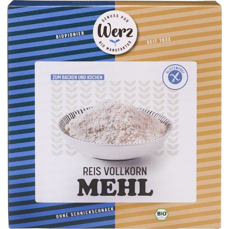 Naturkornmühle Werz Reis Vollkorn Mehl, glutenfrei - Produktbild