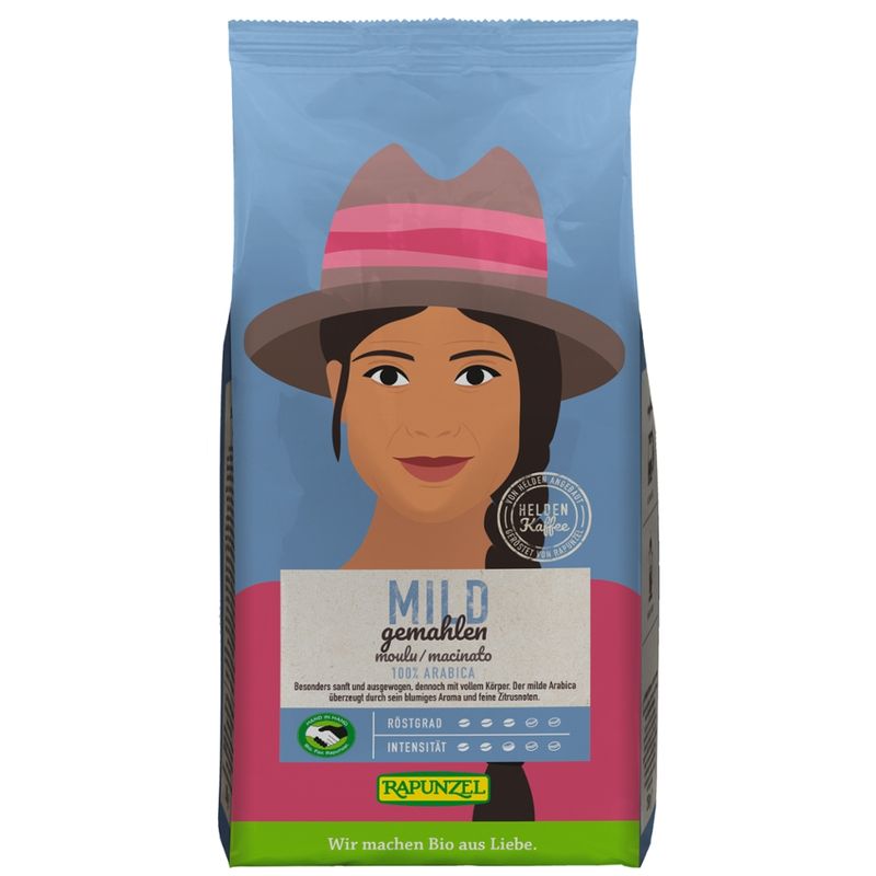Rapunzel Heldenkaffee Mild, gemahlen HIH - Produktbild