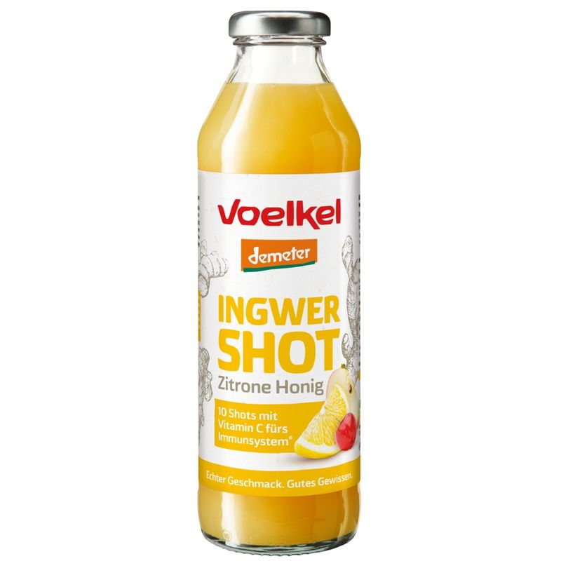 Voelkel Ingwer Shot Zitrone Honig - Produktbild
