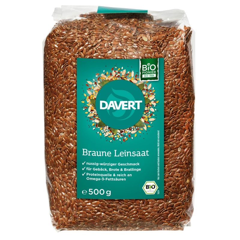 Davert Braune Leinsaat 500g - Produktbild