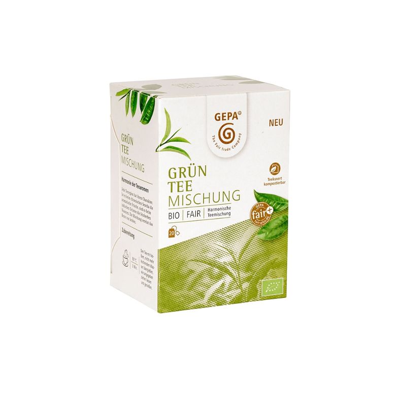 GEPA - The Fair Trade Company Bio Grünteebeutel  Mischung - Produktbild