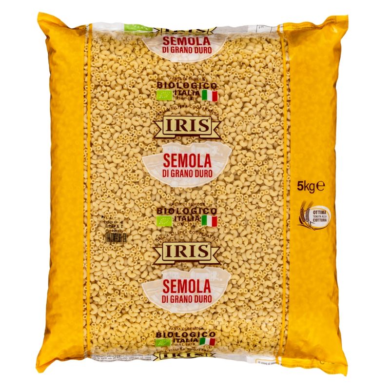 IRIS  Baby Pipe Rigate hell aus Hartweizen-Nudeln hell 5 kg - Produktbild