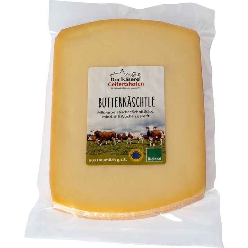 Dorfkäserei Geifertshofen Geifertshofener Butterkäschtle 140g - Produktbild