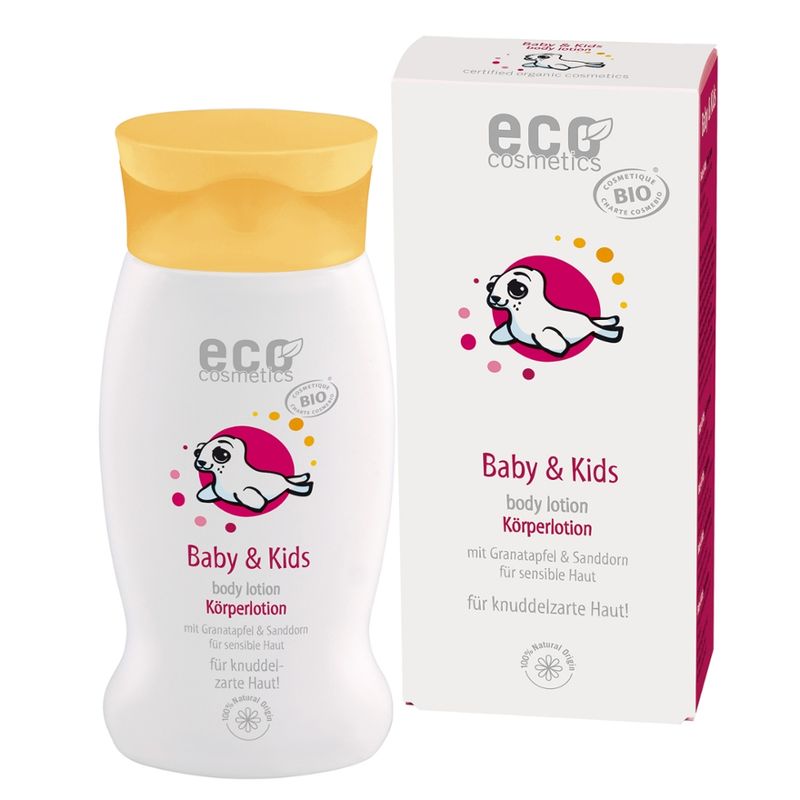 eco cosmetics Baby & Kids Körperlotion mit Granatapfel und Sanddorn - Produktbild