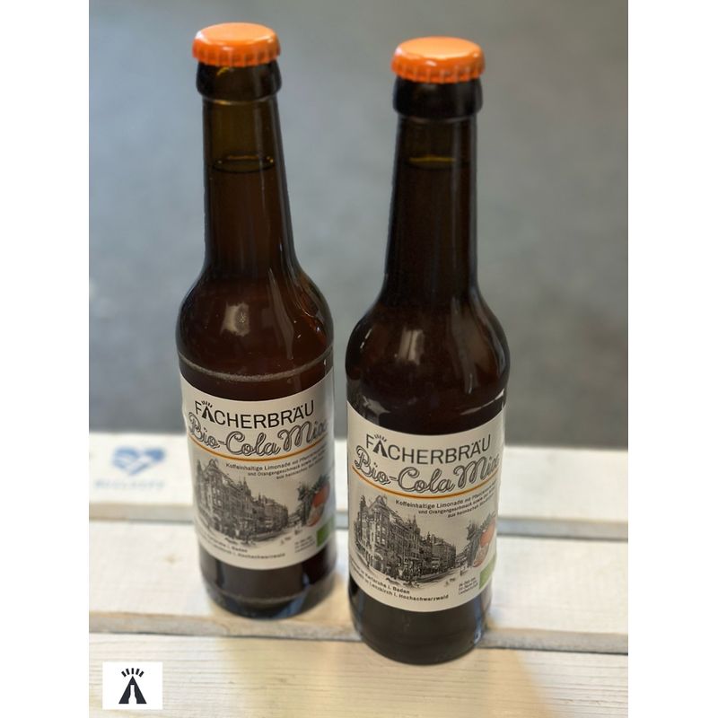 Fächerbräu Bio-ColaMix Erfrischungsgetränk Flasche 0,33 Liter - Produktbild