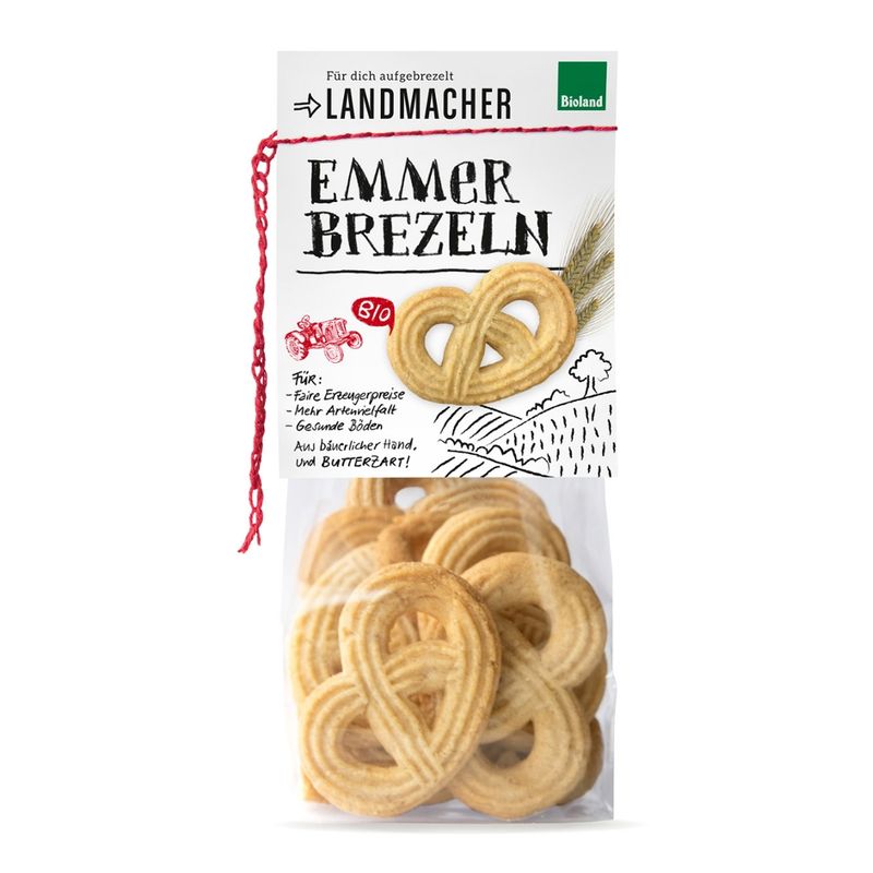 Landmacher Bio-Emmerbrezel-Kekse (125g), Bioland - Produktbild
