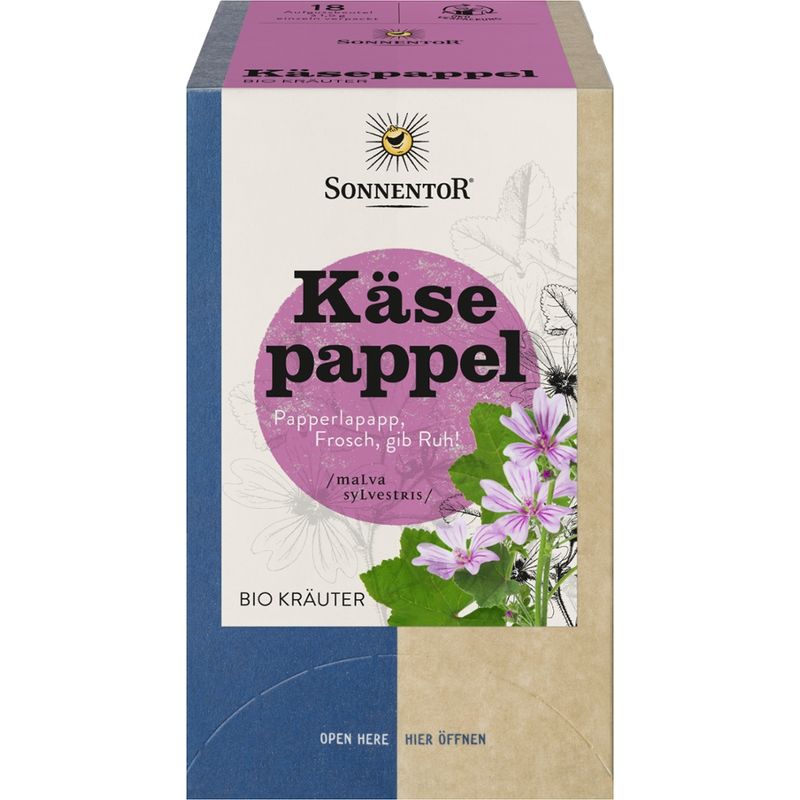 Sonnentor Käsepappel (Blaue Malve), Doppelkammerbeutel - Produktbild