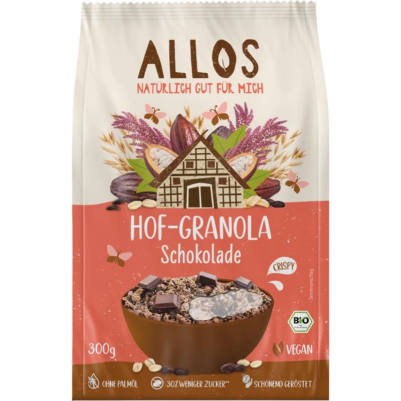 Allos Hof-Granola Schokolade - Produktbild
