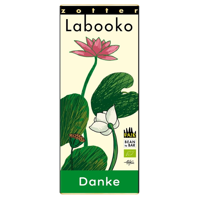 Zotter Schokolade Labooko Uno -  "Danke - 50% Nicaragua - Produktbild